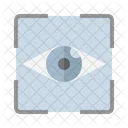 Eye Scan Biometric Recognition Verification Icon