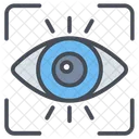 Eye Scan Visual Identity Icon