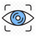 Eye Scan Retinal Scan Iris Recognition Icon