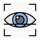 Eye Scan Eye Scanning Eye Lock Icon