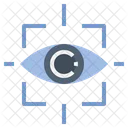 Eye Sensor Tracking Technology Scan Icon