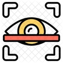 Eye Scan Retinal Scan Iris Scan Icon