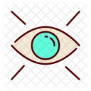 Eye Scanner Biometric Security Eye Scanmscanning Icon