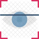 Biometric Verification Eye Scanner Iris Scanner アイコン