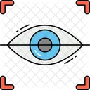 Eye Scanner Security Biometric Icon