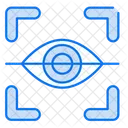 Eye Scanner Security Biometric Icon