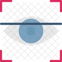 Biometric Verification Eye Scanner Iris Scanner Icon