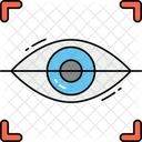 Eye Scanner Security Biometric Icon