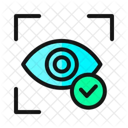 Eye scanner Verified  Icon
