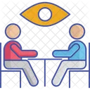 Eye Security Business Meeting Meeting Icon
