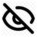 Eye Slash No View Invisible Icon