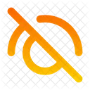 Eye Slash Alt Close Invisible Icon