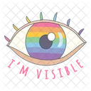 Eye sticker  Icon