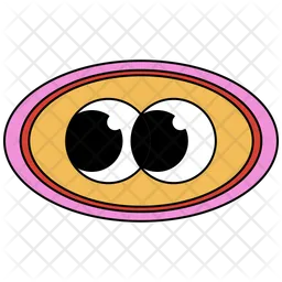 Eye Sticker Emoji Icon