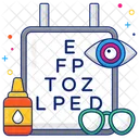 Eye Test Vision Test Eye Chart Icon