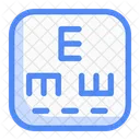 Eye Test Chart Ophthalmologist Eye Test Icon