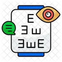 Eye Test Vision Test Eye Chart Icon