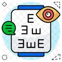 Eye Test Vision Test Eye Chart Icon