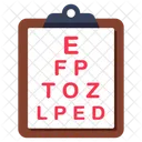 Eye Test Vision Test Eye Chart Icon