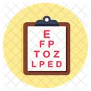 Eye Test Vision Test Eye Chart Icon