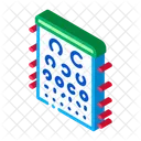 Eyes Ophthalmic Test Icon