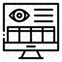 Eye Test Result Vision Test Outcome Eye Examination Outcome Icon