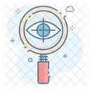 Biometric Eye Secure Tracking Biometric Technology Icon