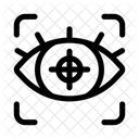 Eye Tracking Gaze Detection Icon