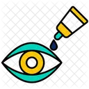 Eye with drops  Icon