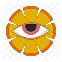 Eyeball Flower  Icon