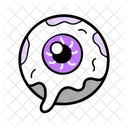 Eyeball Creepy Gaze Icon