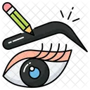 Mode Gesicht Eyeliner Symbol