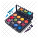 Cosmetics Eyeshadow Kit Makeup Kit Icon