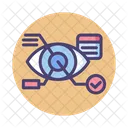 Eyetap Augmentation Augmentation Biometric Icône
