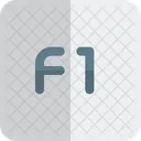 F 1 Key F 1 Function Key Icon