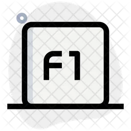 F 1 Key  Icon