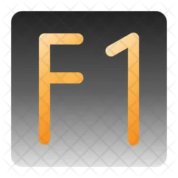 F 1 Key  Icon