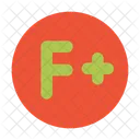 F Alphabet Letter Icon