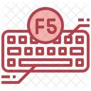 F 5 Refresh Keyboard Button Icon