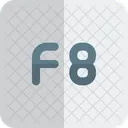 Tecla F 8 F 8 Tecla De Funcao Icon