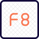 F 8 Key  Icon