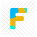 F Alphabet Letter Icon