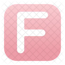 F Alphabet  Icon