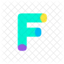 F Alphabet Letter Icon