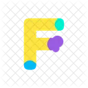 F Alphabet Letter Icon