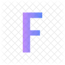F Alphabet Letter Icon