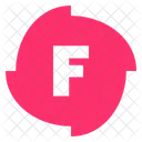 F Alphabet Letter Icon