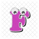 F Alphabet Letter Icon