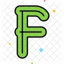 F F Letter Alphabet Icon