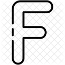 F Alphabet Letter Icon
